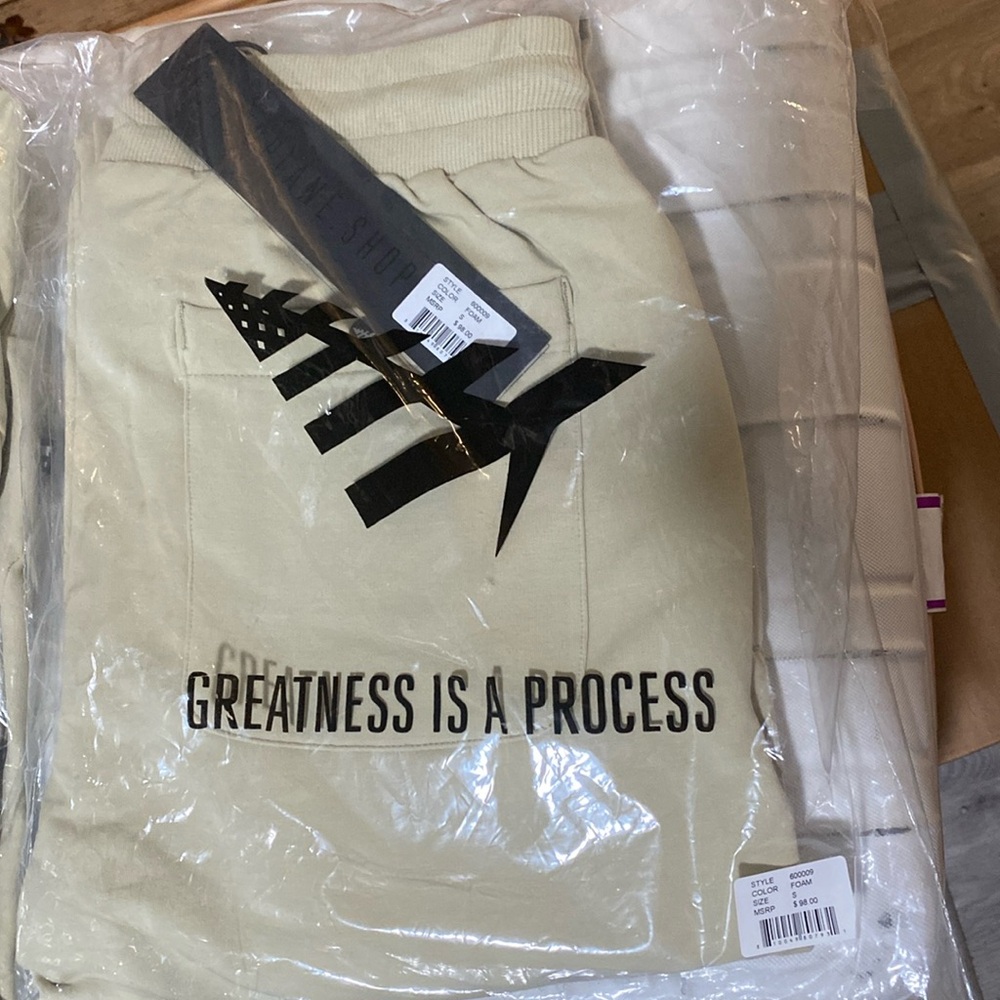 Paper planes(Roc Nation) sweatpants, never been worn or opened side small